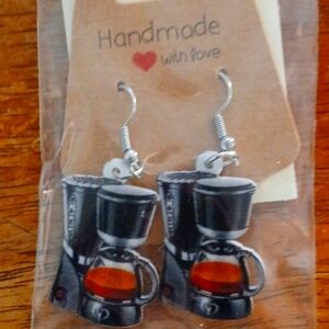 Coffee Maker Earrings